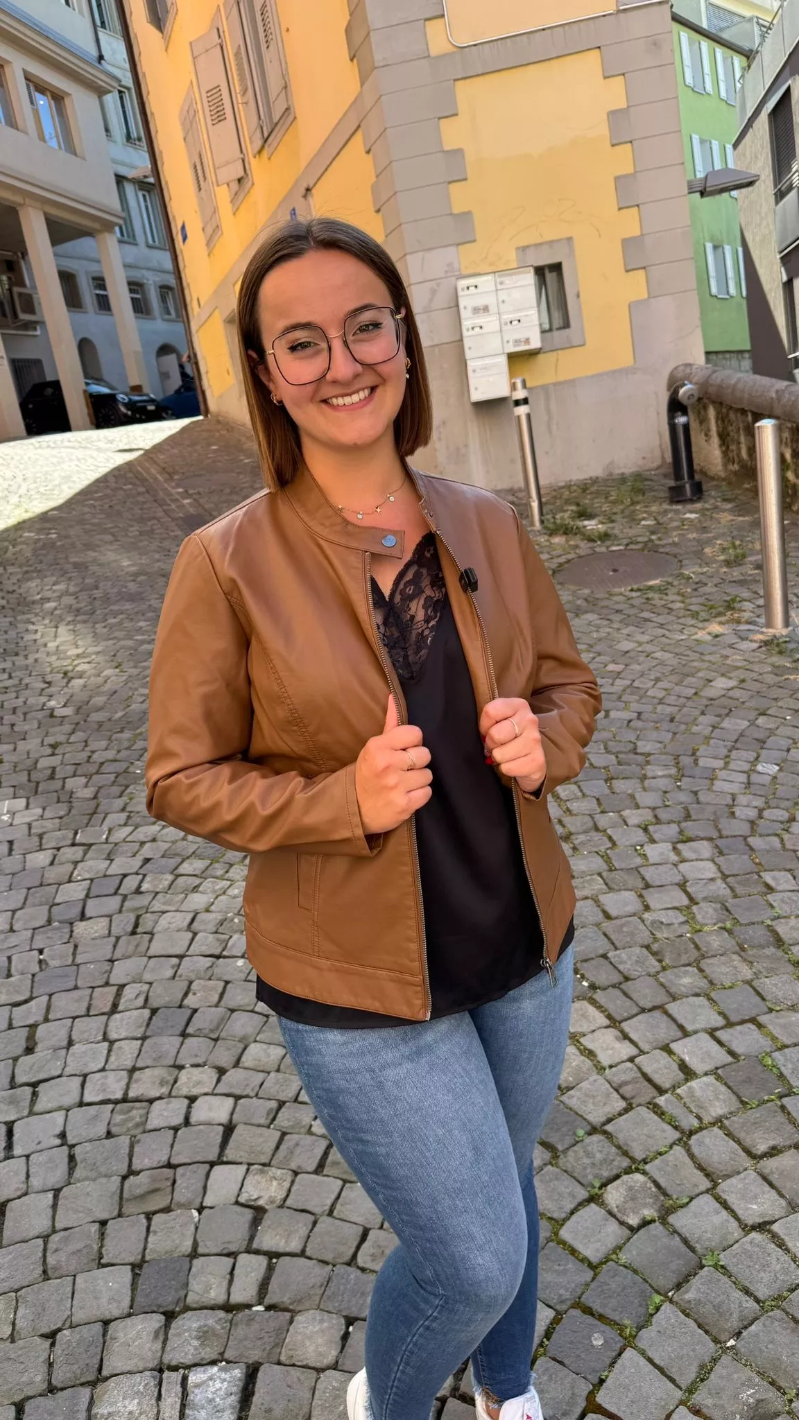 BIKERJACKE CAMEL – ONLY CARMAKOMA – GROSSE GRÖSSEN 42–54