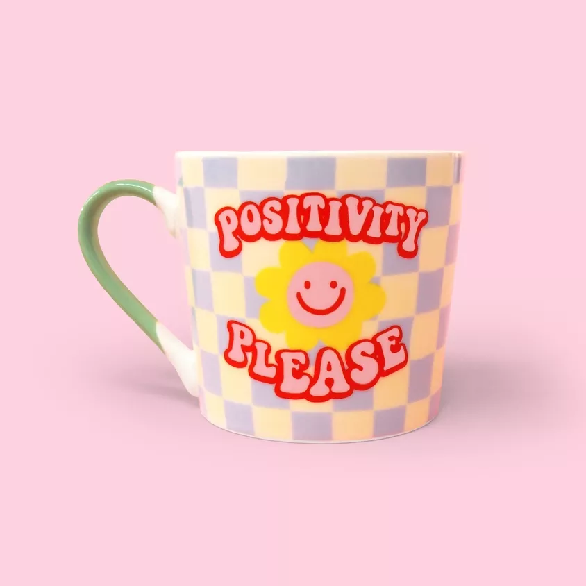 PORZELLANTASSE „POSITIVITY PLEASE“ – ELEANOR BOWMER