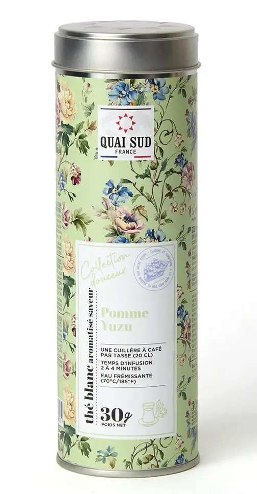 WEISSER TEE APFEL YUZU 30G – QUAI SUD
