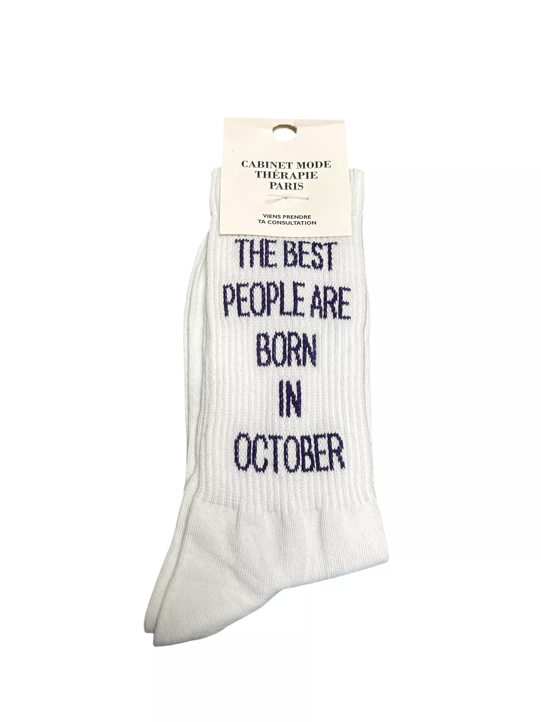 BORN IN OCTOBER CHAUSSETTES