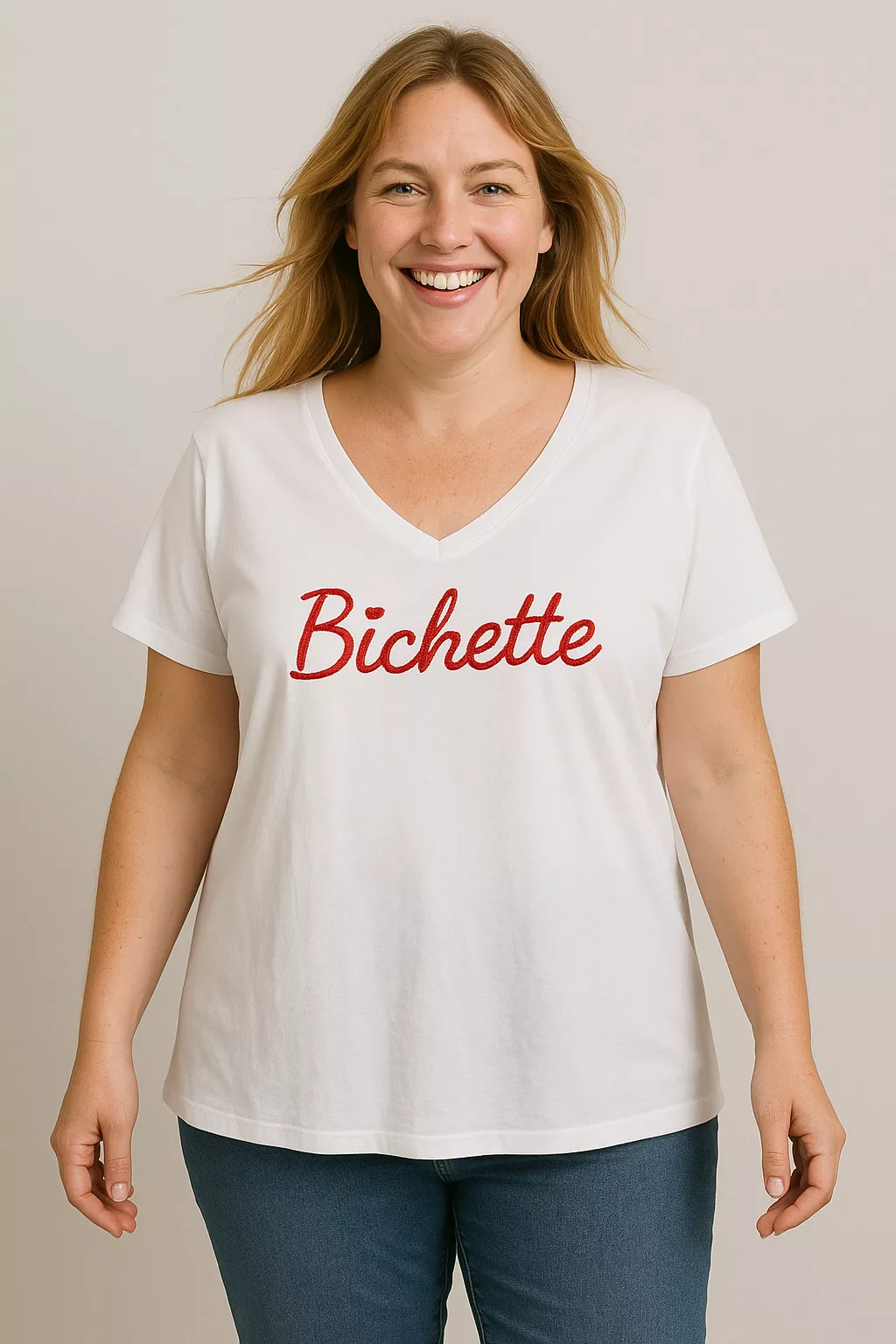 T-SHIRT PLUS SIZE BICHETTE 11610