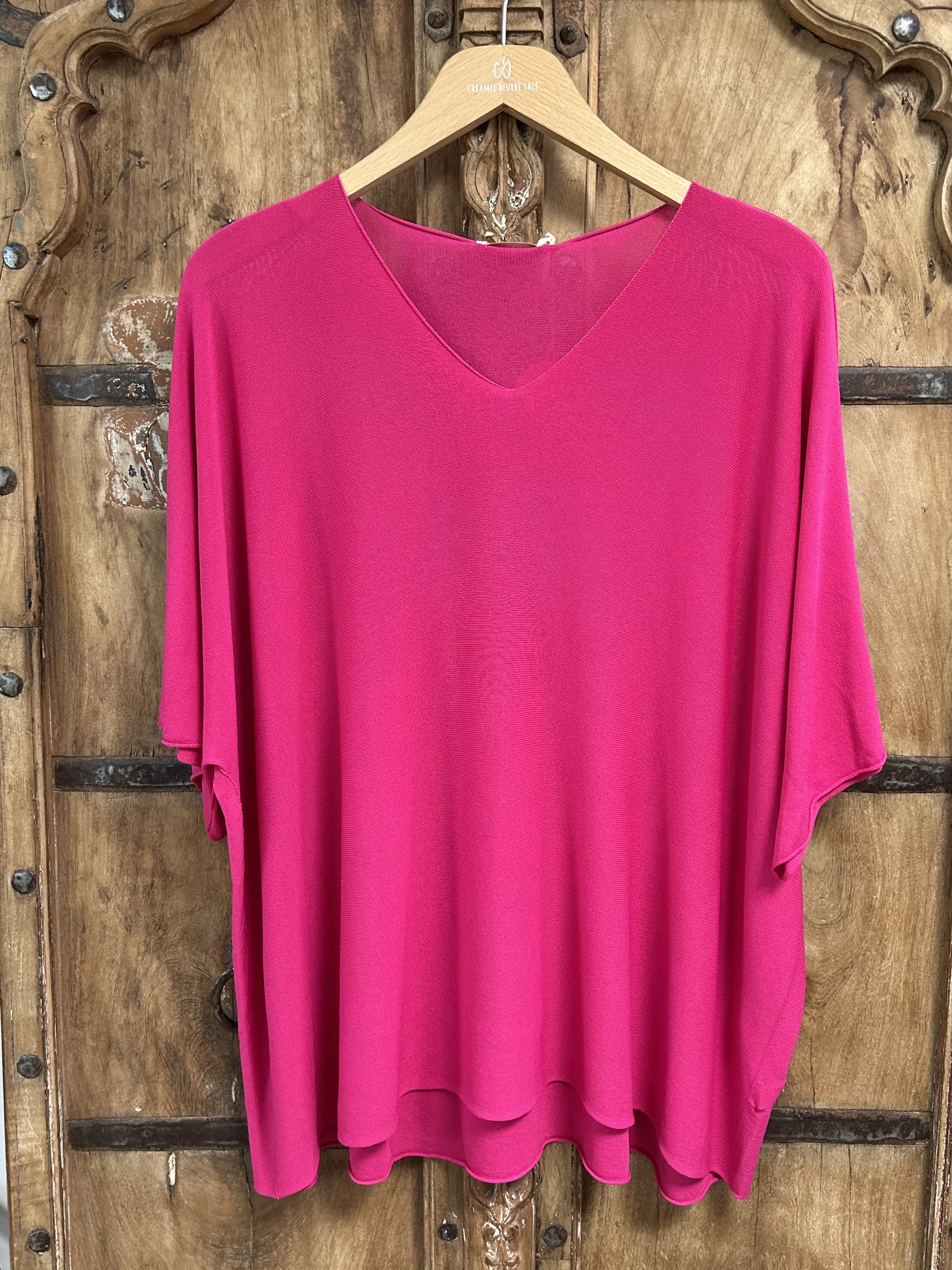 9773 T-SHIRT TRICOT FIN PLUS SIZE