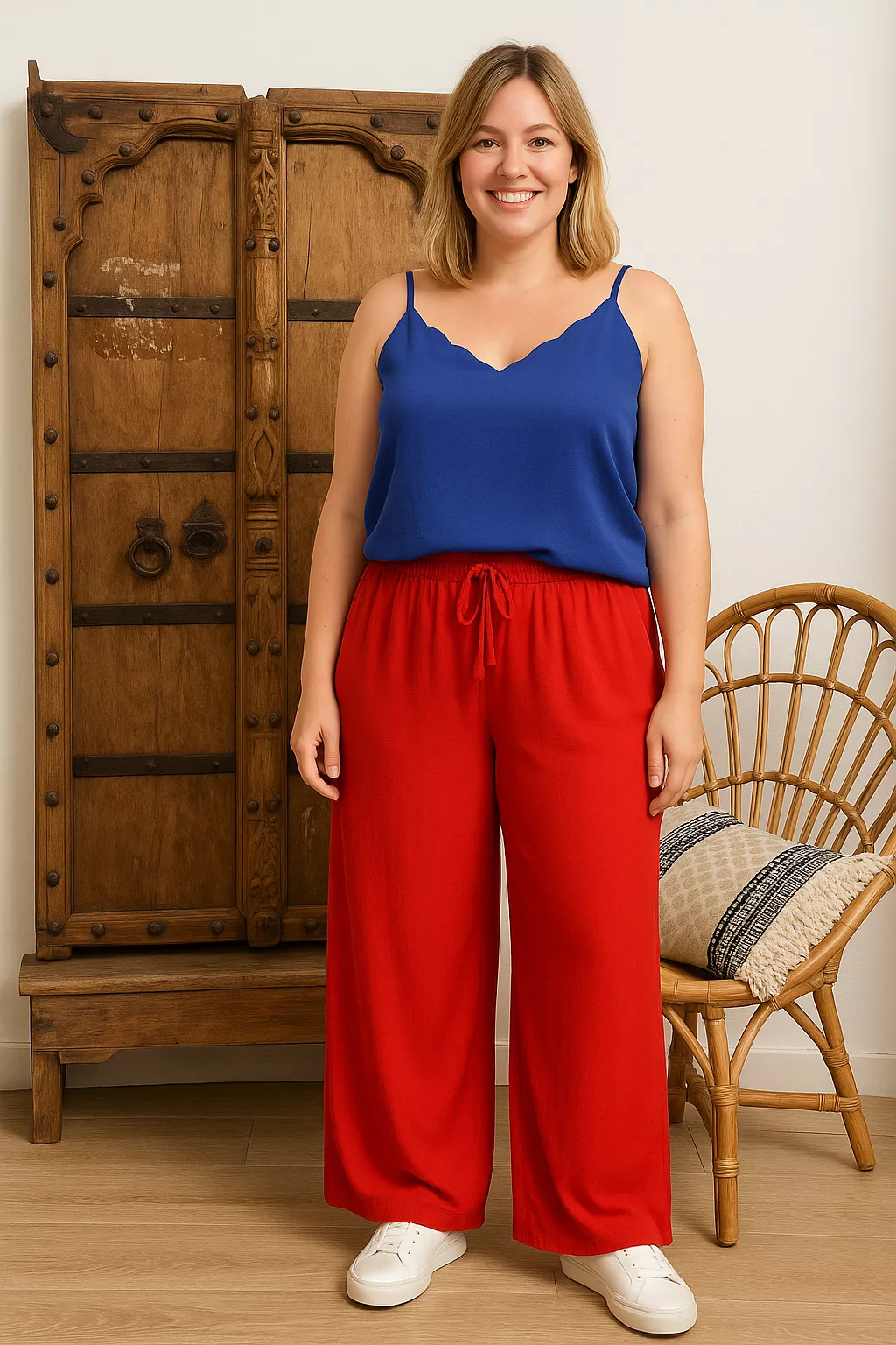 PANTALON VISCOSE PLUS SIZE 8507