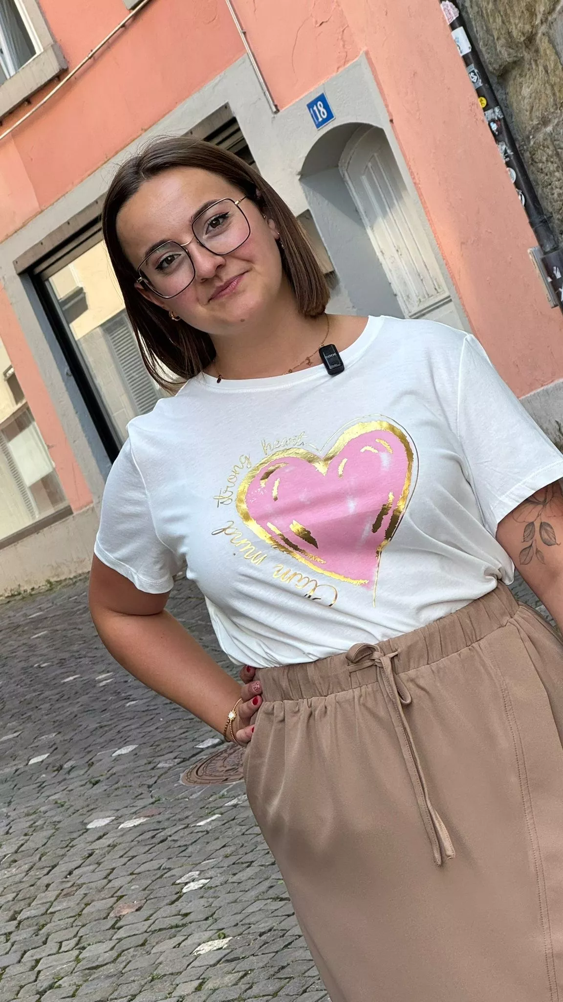 644 T-SHIRT COEUR PLUS SIZE DE ONLY CARMAKOMA 15353383