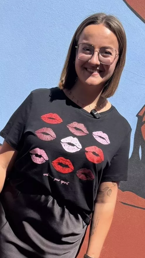 643 T-SHIRT PLUS SIZE KISS 15353382