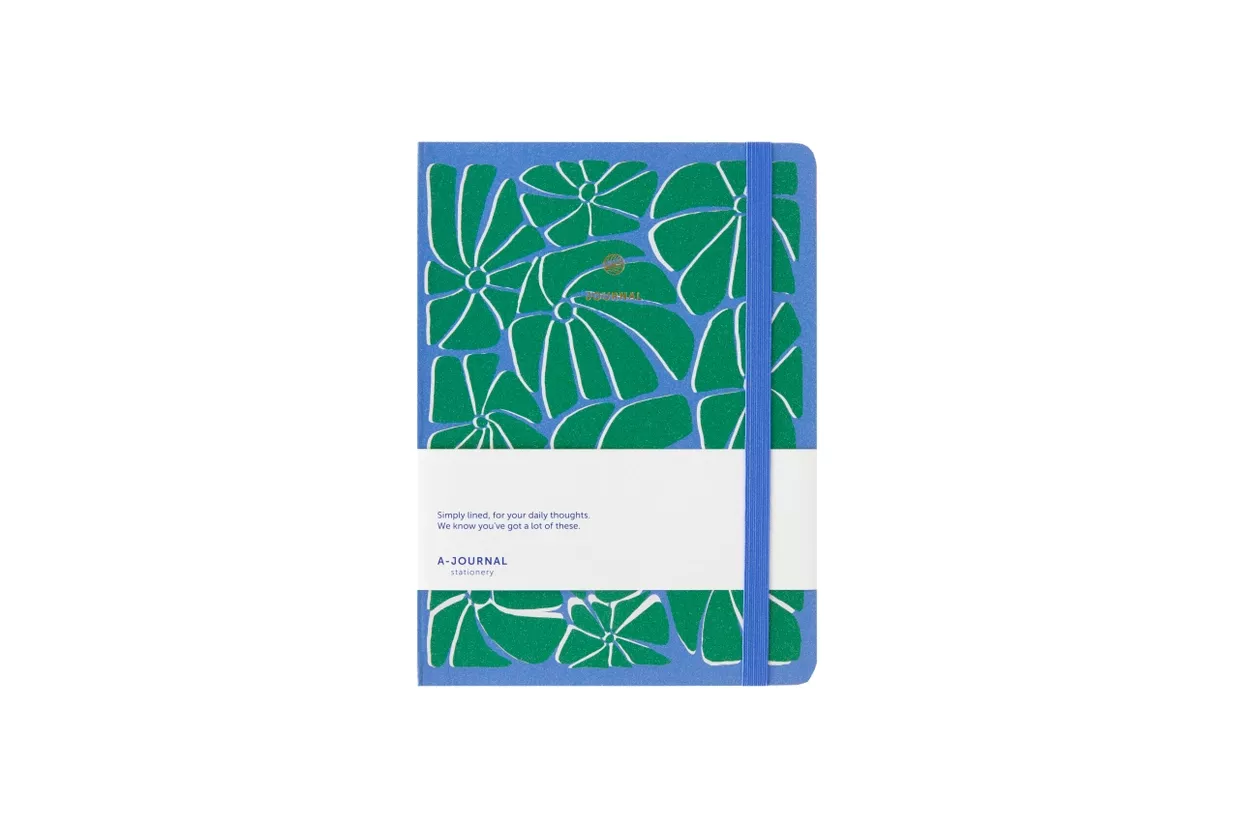 CARNET ARTY BLEU VERT DE A JOURNAL STATIONERY
