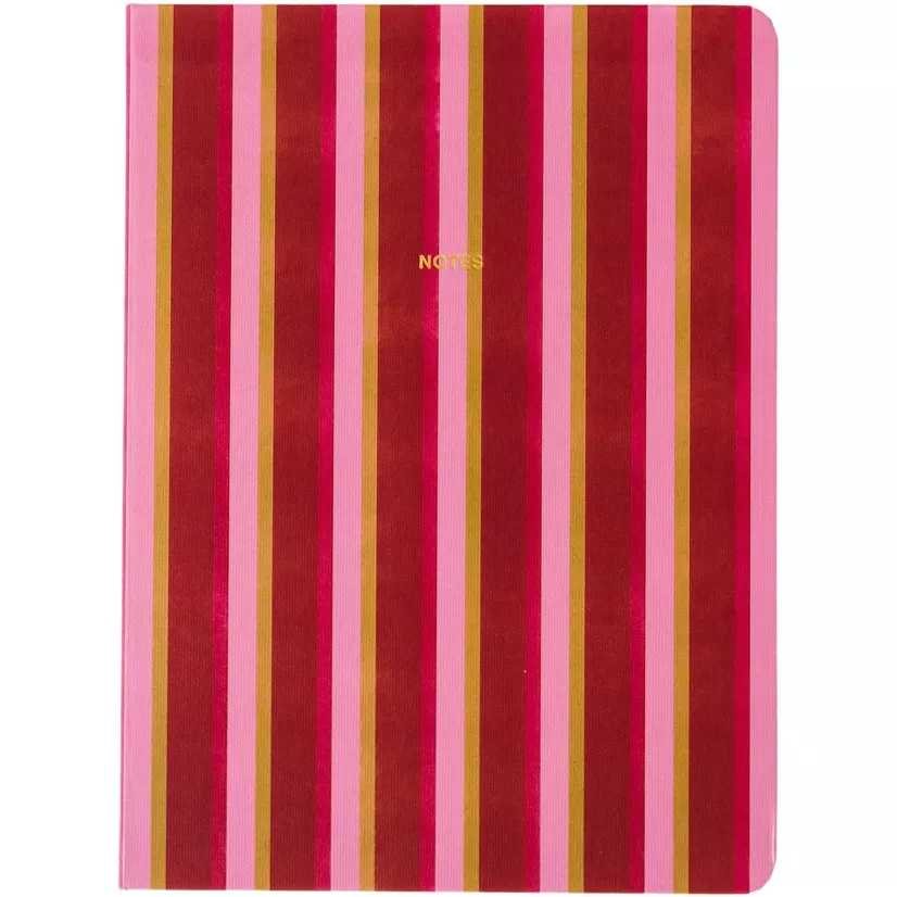CARNET RAYURES PINK