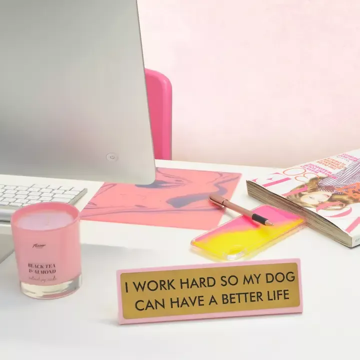 I WORK HARD SO MY DOG CAN HAVE A BETTER LIFE