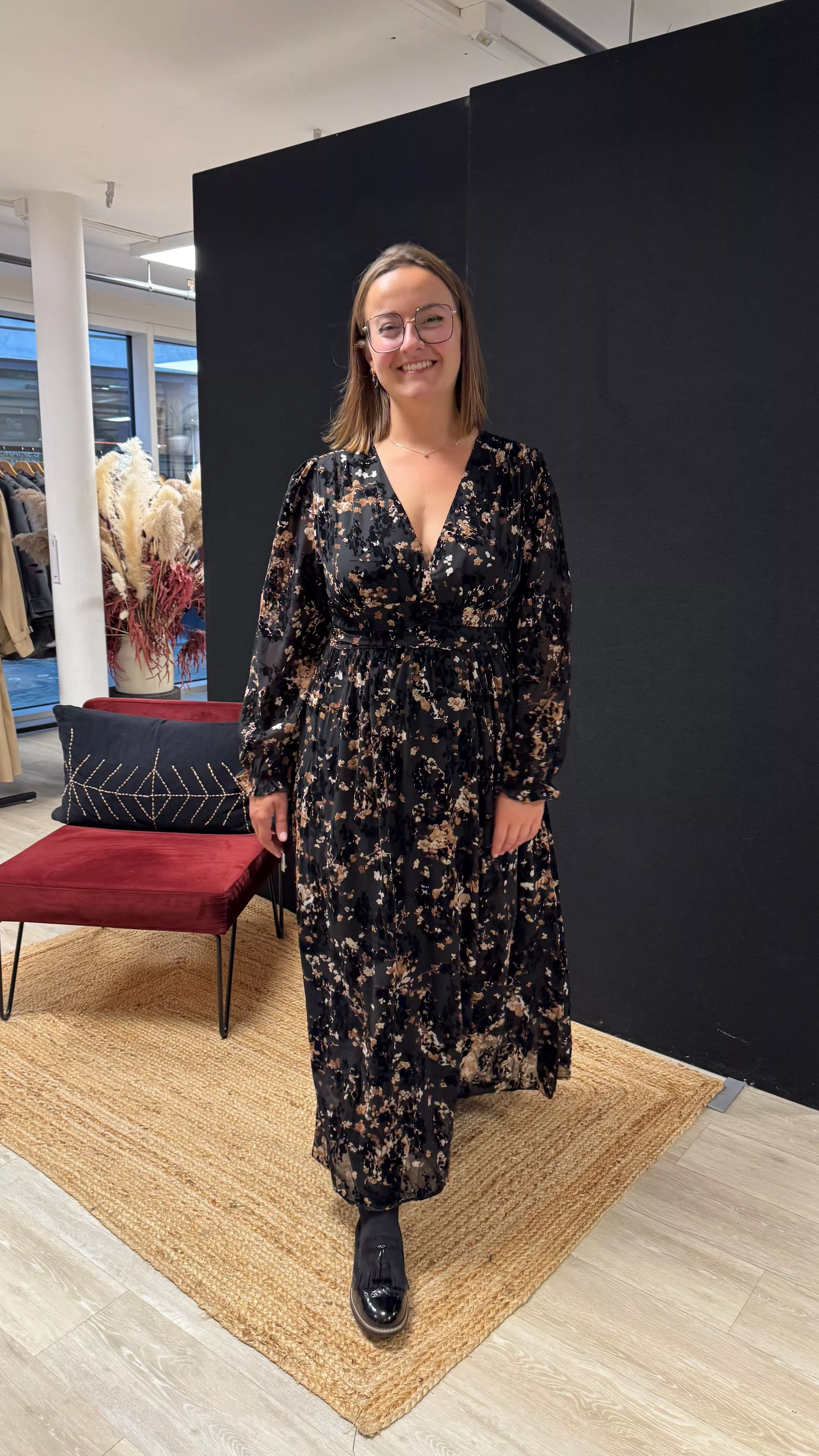 696  ROBE EMILIE M217-5 PLUS SIZE