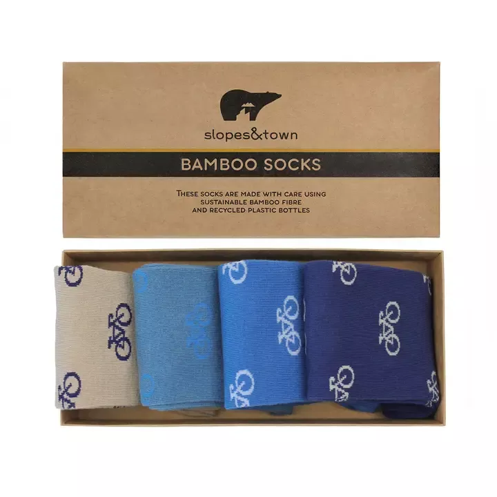 COFFRET BICYLES BLUE - 4 PAIRES