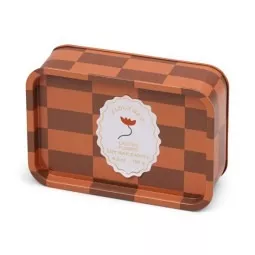 BOUGIE FLOWER PRINTED TIN