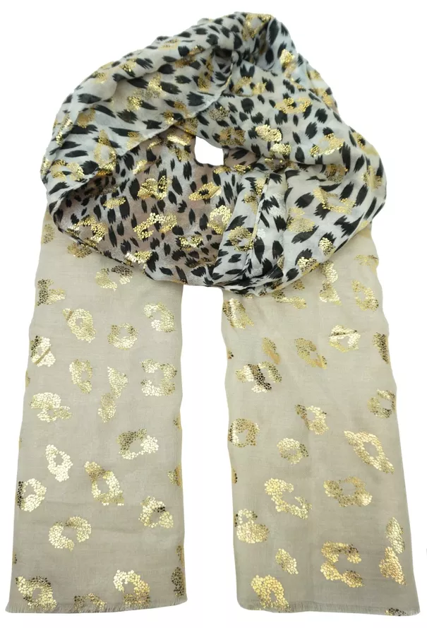 YF6229 FOULARD LEOPARD