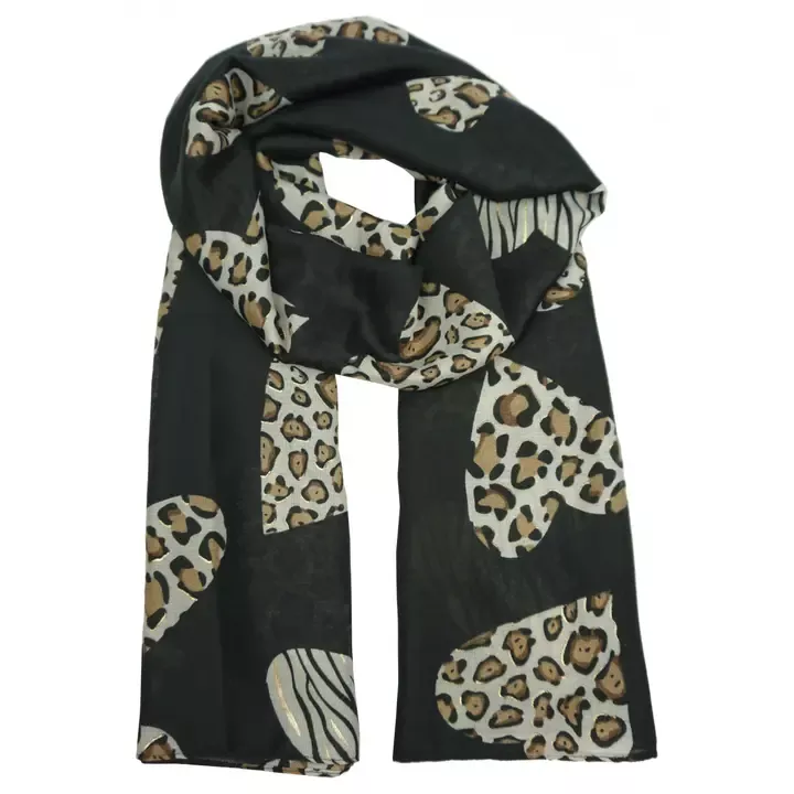 YF6619 FOULARD COEUR LEO -ACCESSOIRE DE MODE LAUSANNE