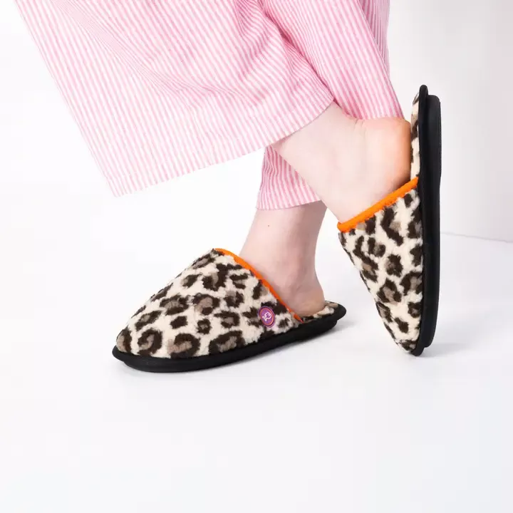 MUL15 CHAUSSONS LEOPARD BILLYBELT
