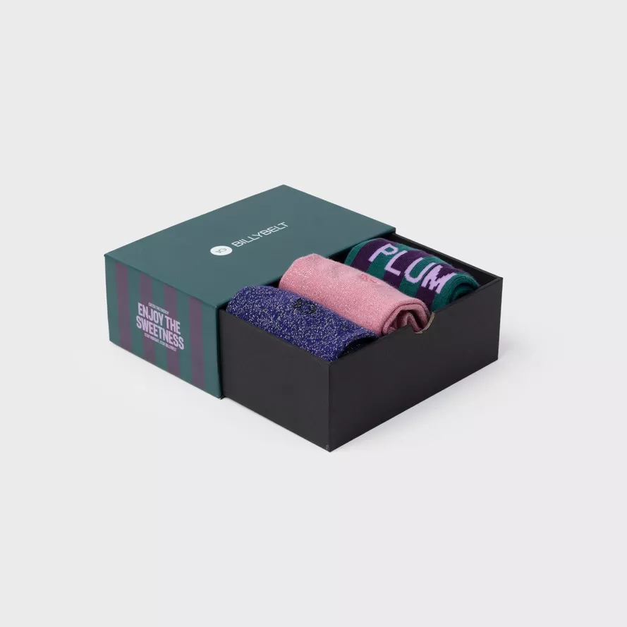 COFFRET ENJOY THE SWEETNESS CHAUSSETTES 3 PAIRES