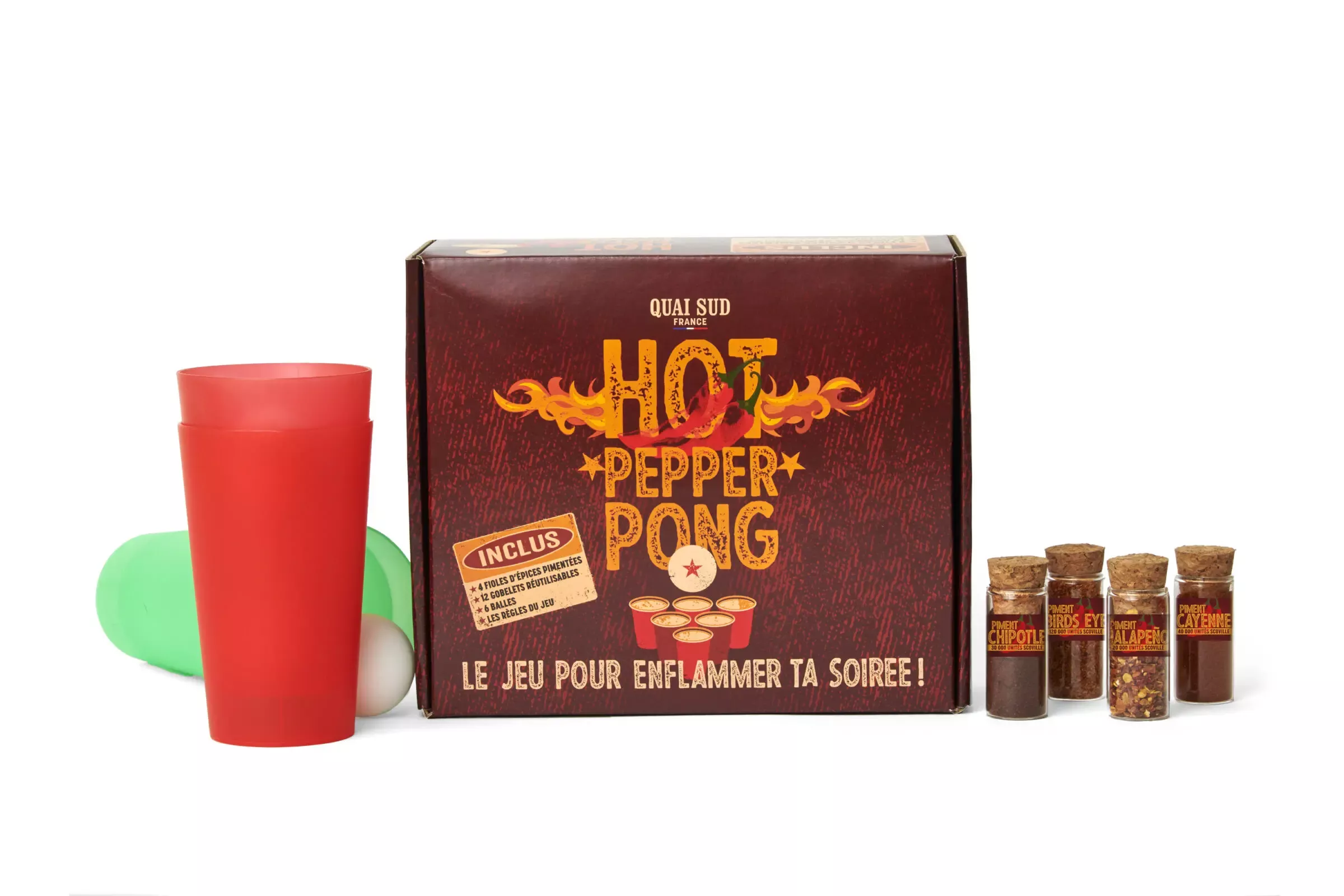 COFFRET HOT PEPPER PONG DE QUAI SUD