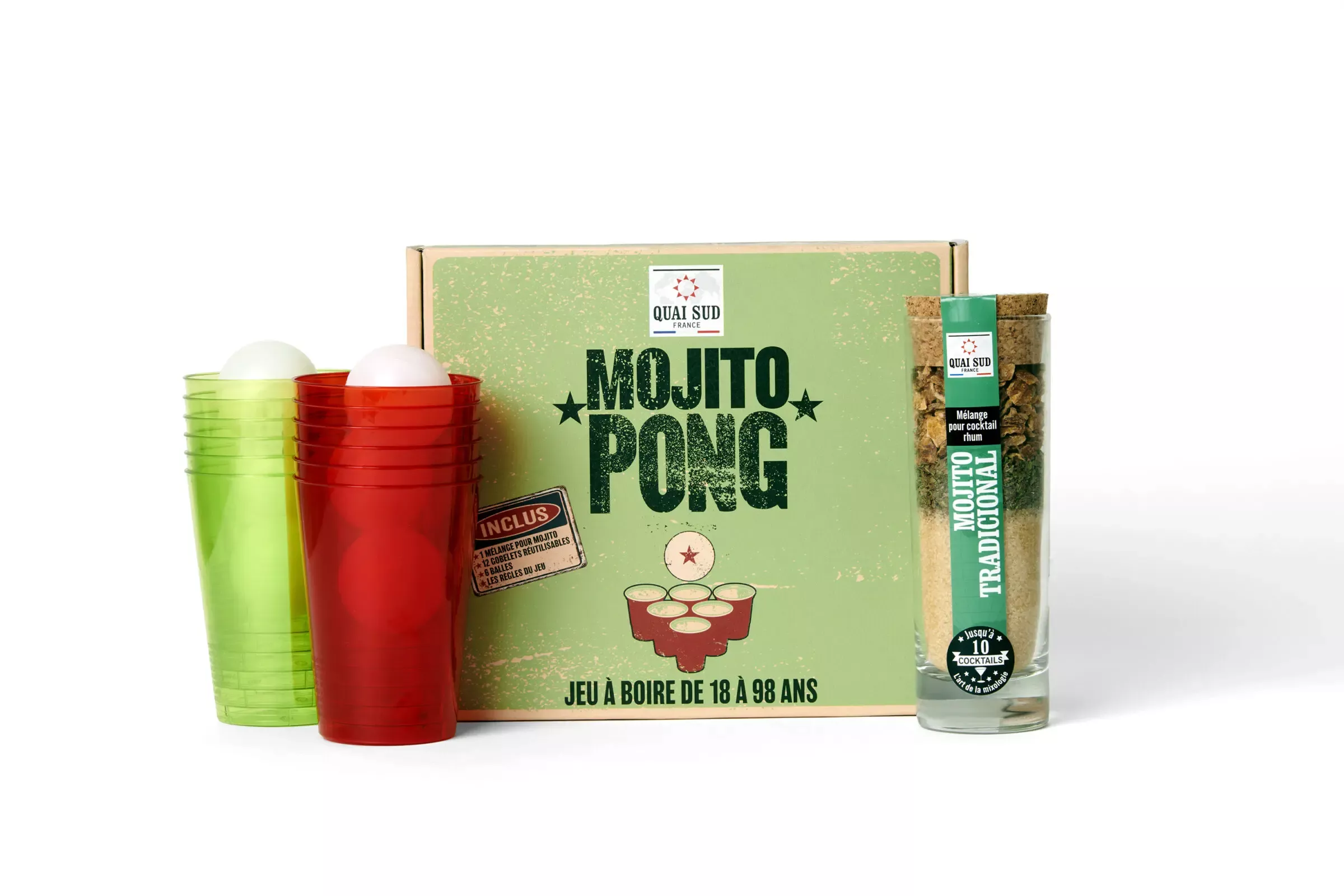 COFFRET MOJITO PONG DE QUAI SUD