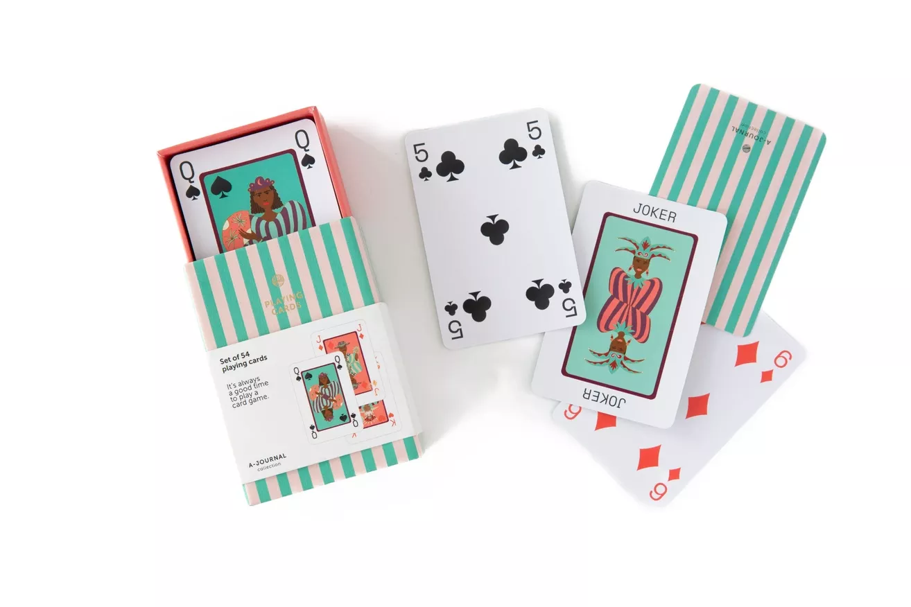 JEU DE CARTES VERT