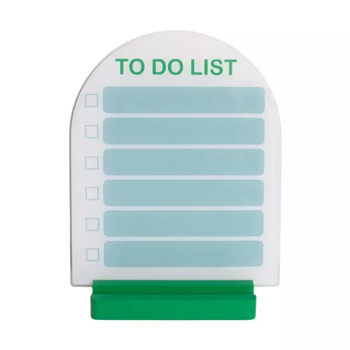 TABLEAU TO-DO LIST ACRYLIQUE – HELIO FERRETTI – RÉUTILISABLE ET PRATIQUE
