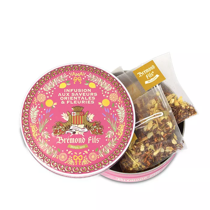 INFUSION BIO AUX SAVEURS ORIENTALES & FLEURIES – MAISON BRÉMOND 1830