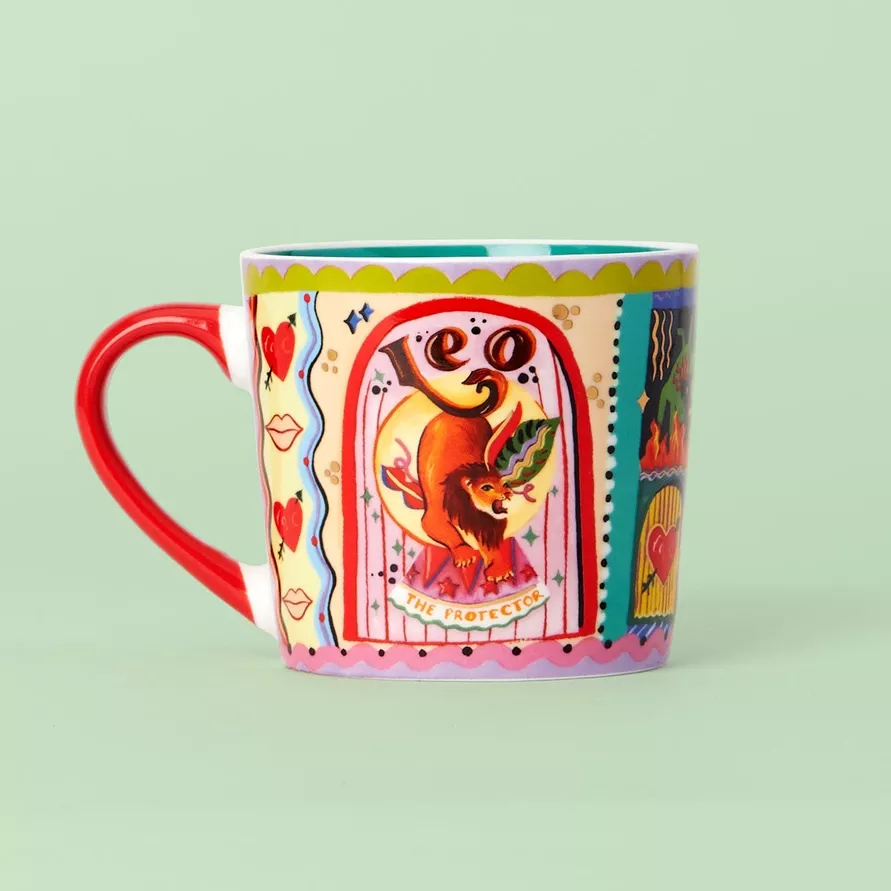 MUG LION EN PORCELAINE – ELEANOR BOWMER