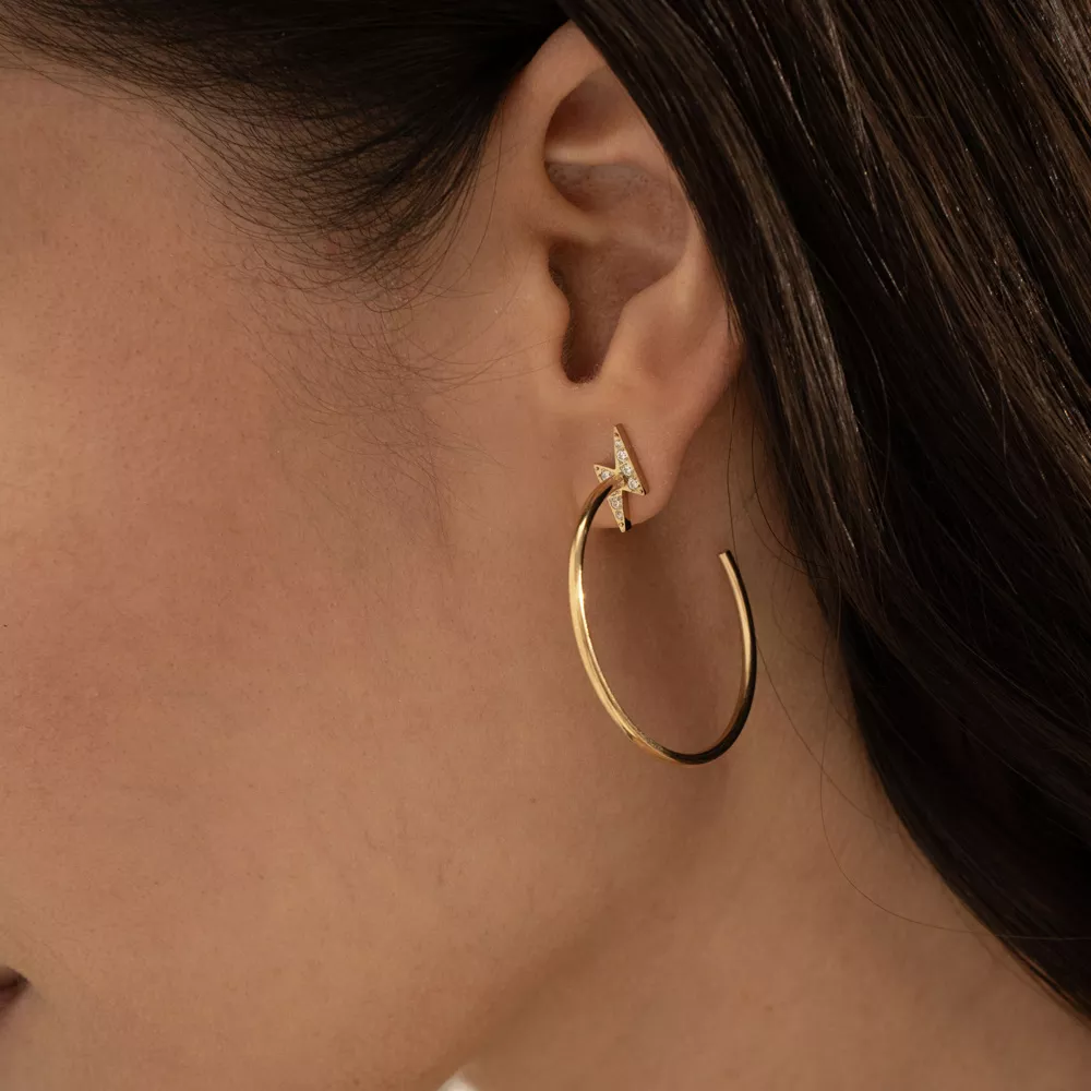 CRÉOLES CAPUCIA ÉCLAIR AVEC OXYDES DE ZIRCONIUM – BOHM PARIS