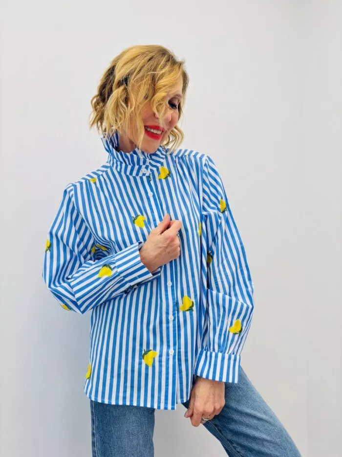 CHEMISE LEMON COL VICTORIEN – IKOONE&BIANCA