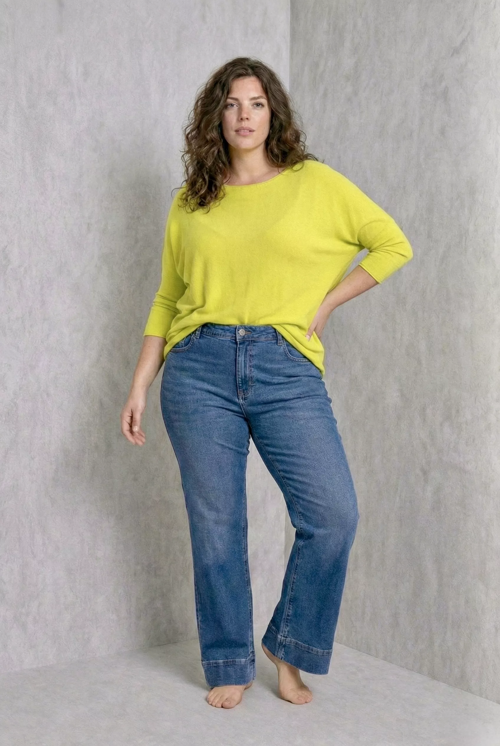 PULL BASIL EN TRICOT FIN – GRANDE TAILLE 42–46