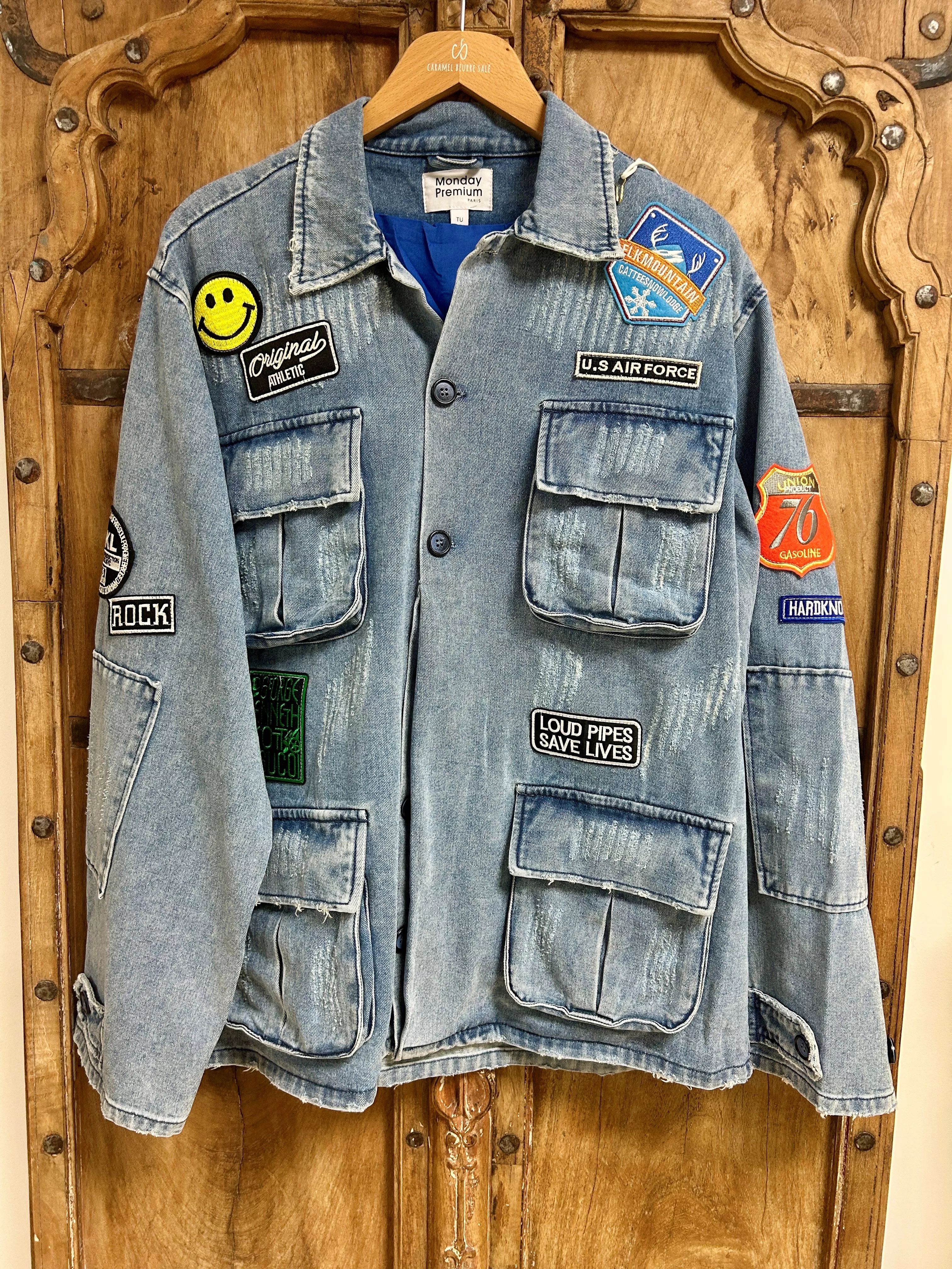 VESTE EN JEAN CHARLIE – MONDAY PREMIUM – GRANDE TAILLE 48–50