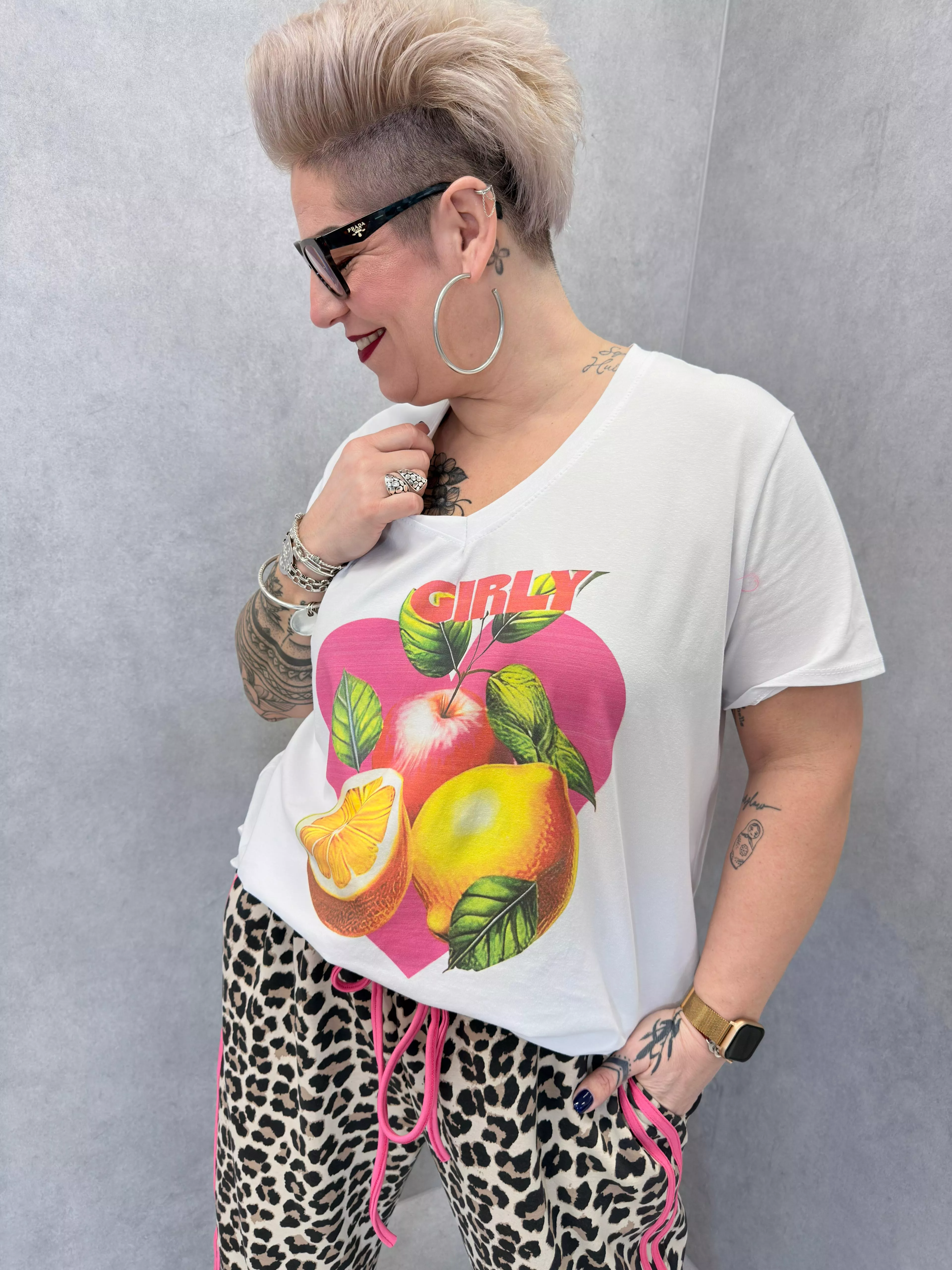 T-SHIRT GIRLY – C MÉLODIE – GRANDE TAILLE 46–50