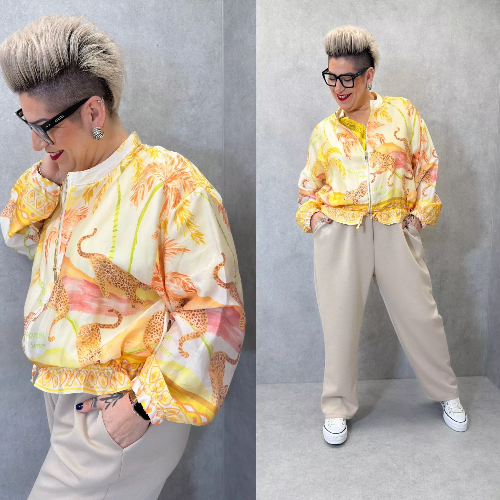 BOMBER SAFARI – C MÉLODIE – GRANDE TAILLE 44–48