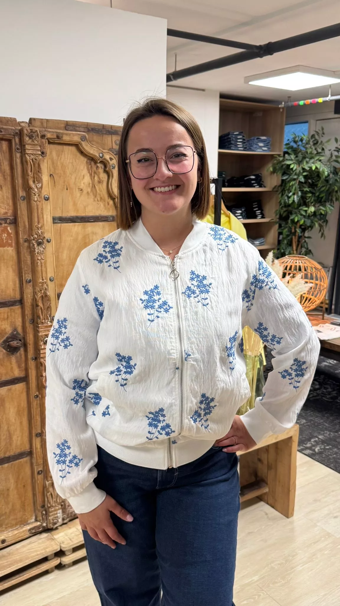 BOMBER FLORE – MAËLLE – GRANDE TAILLE 42–50