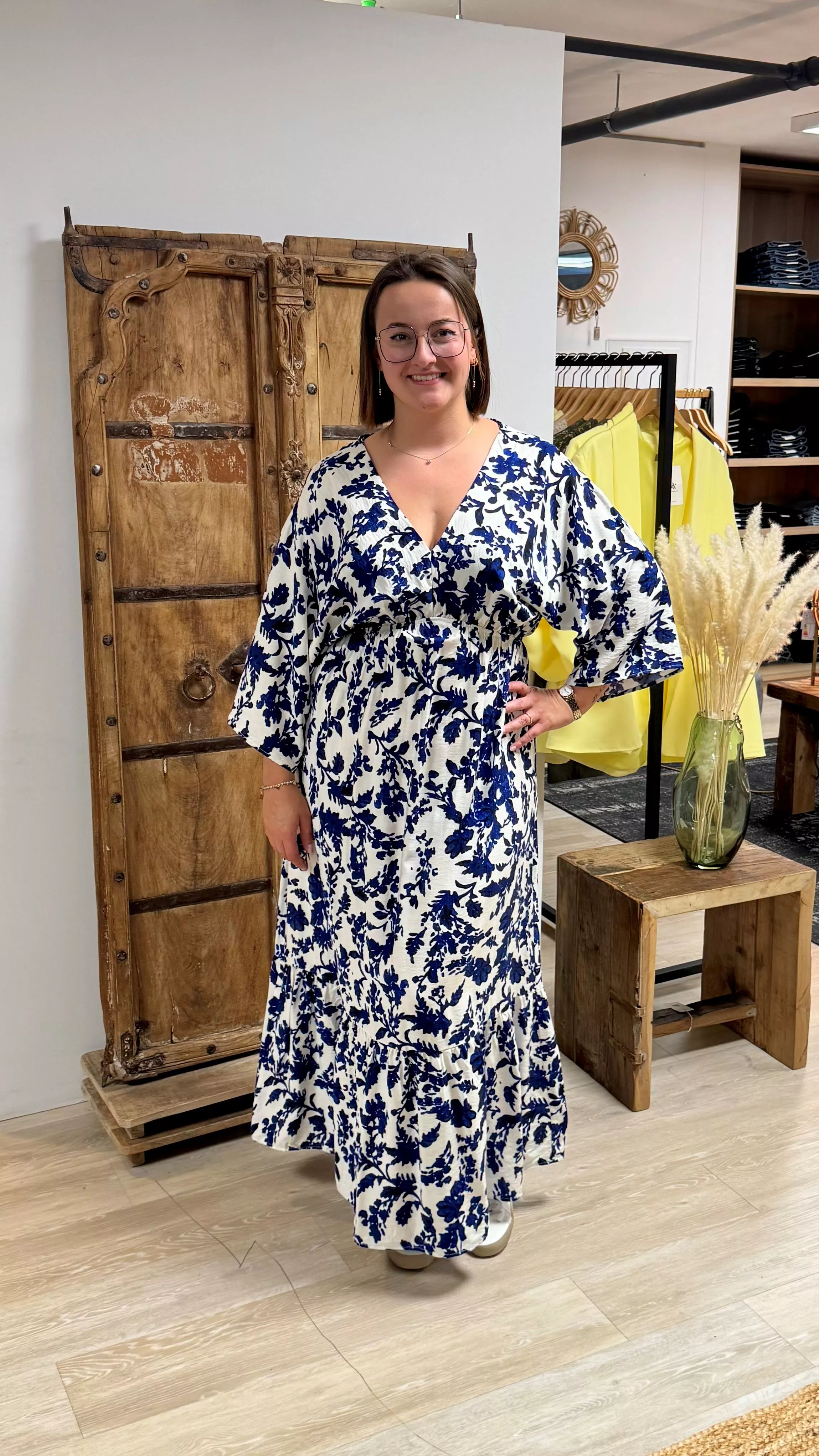 1-ROBE TARA – MAËLLE – GRANDE TAILLE 42–50