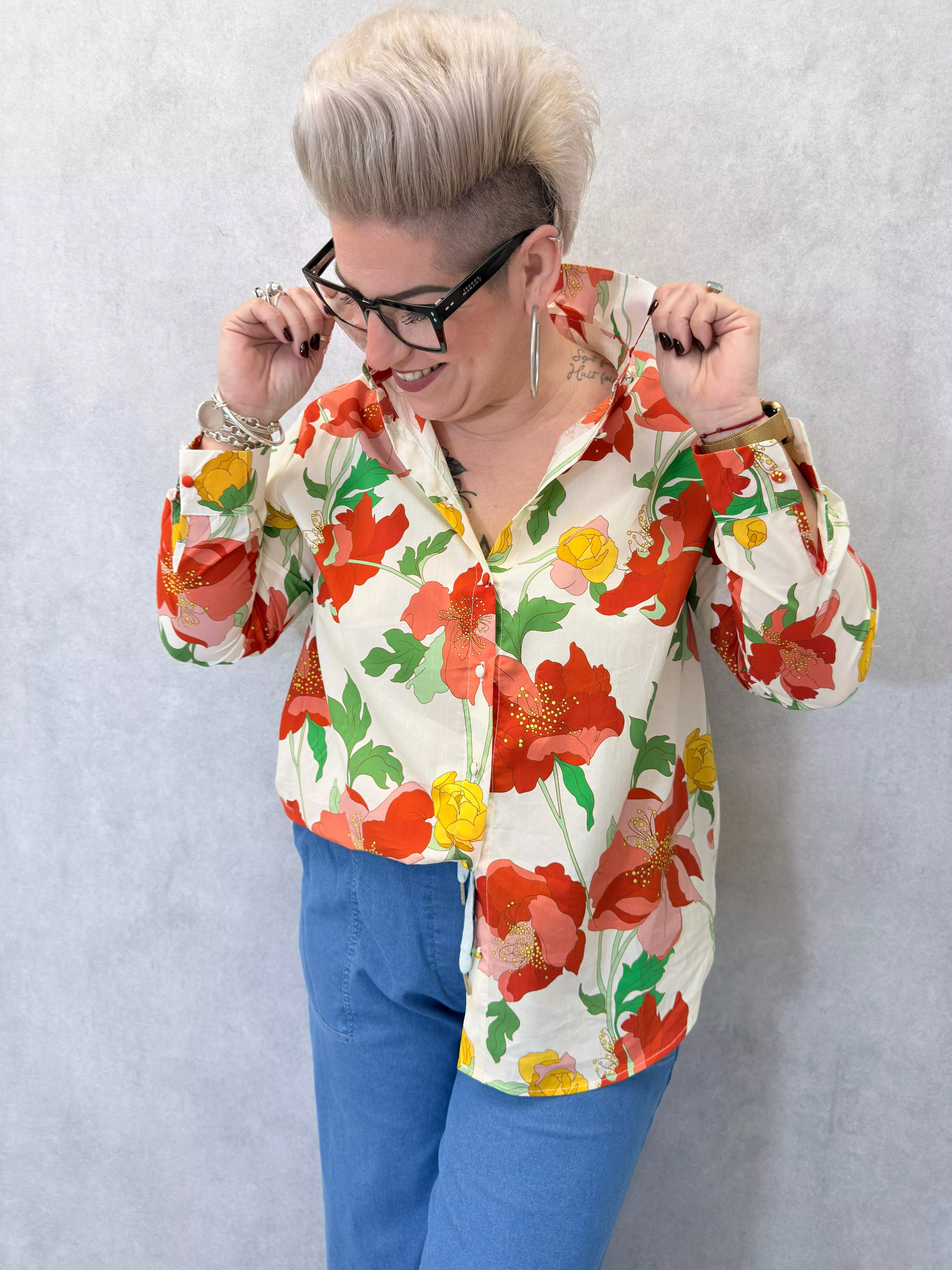 BLOUSE PAVOT – EMI-JO – GRANDE TAILLE 44–48