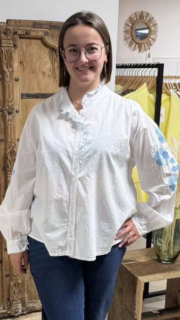 CHEMISIER CARMELIA – C MÉLODIE – GRANDE TAILLE 44–48