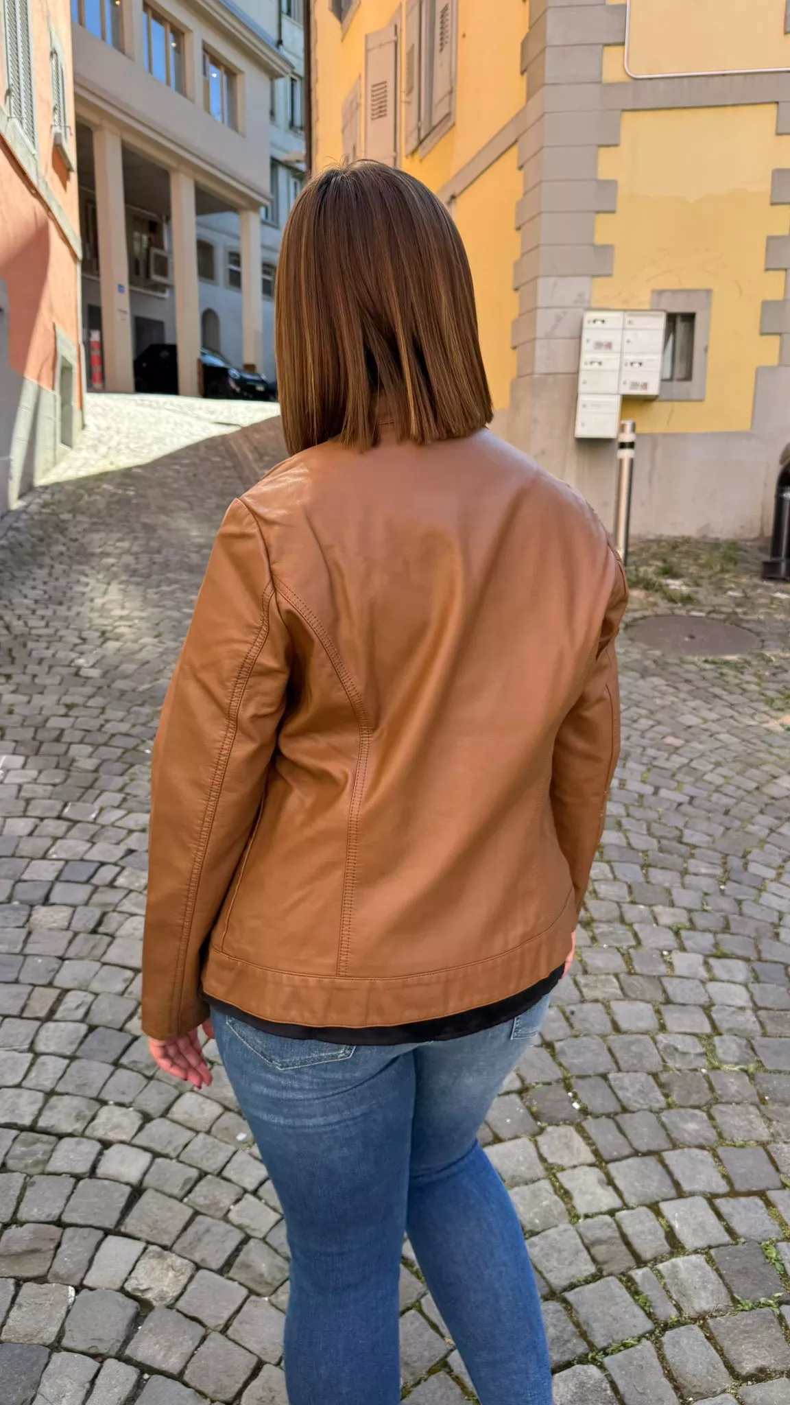 BIKERJACKE CAMEL – ONLY CARMAKOMA – GROSSE GRÖSSEN 42–54
