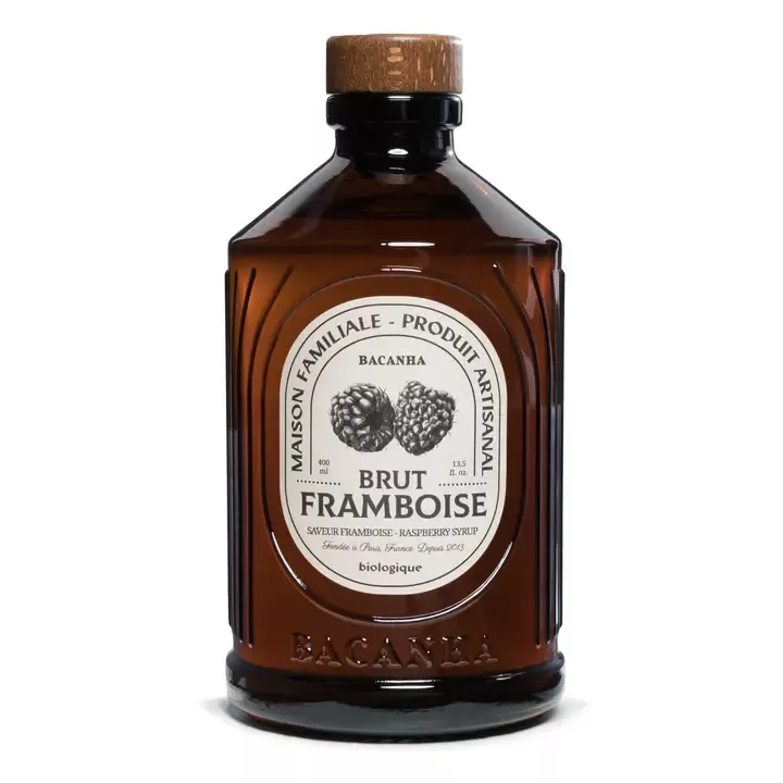 FRAMBOISE SIROP BRUT BIO DE BACANHA 400ML