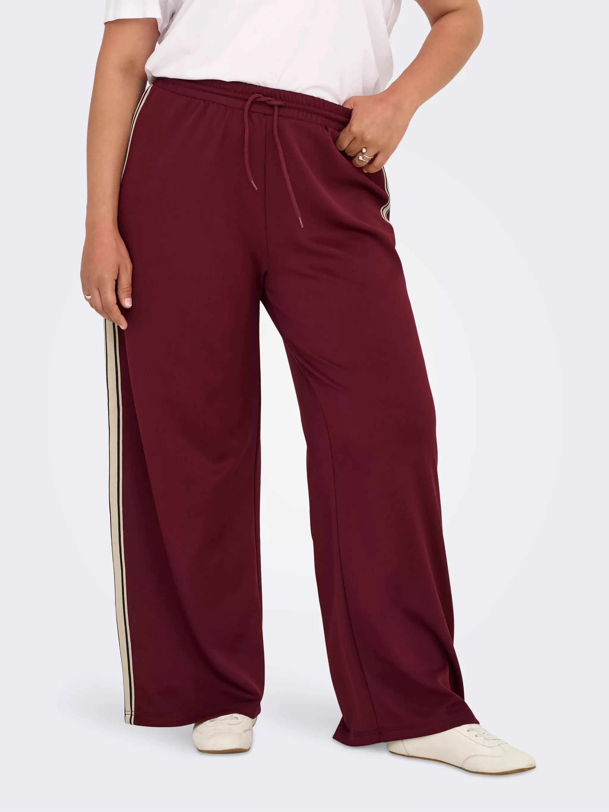 PANTALON LARGE PENELOPE - ONLY CARMAKOMA - GRANDE TAILLE