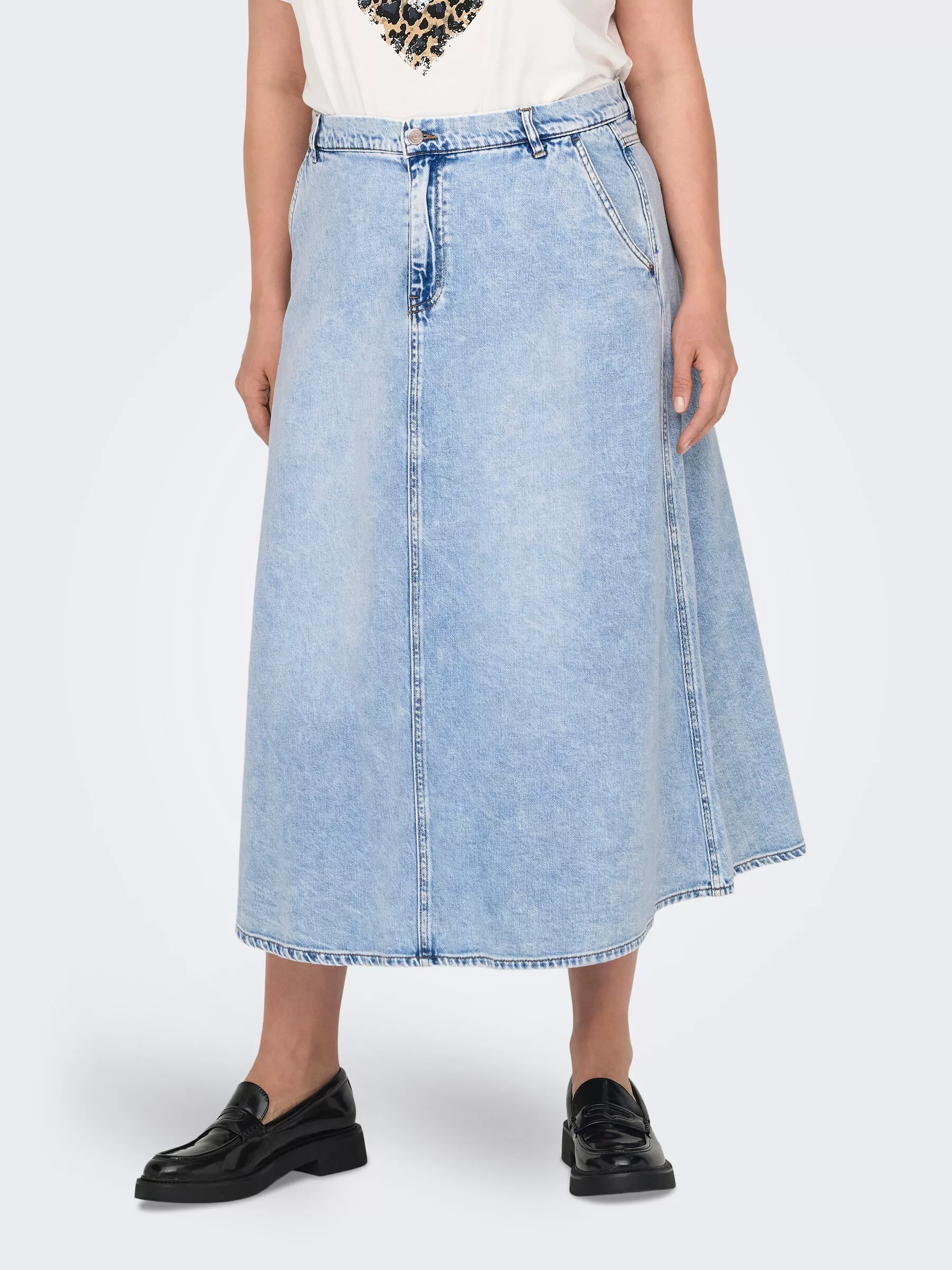 JUPE EN JEANS TARA - ONLY CARMAKOMA - GRANDE TAILLE 42-54