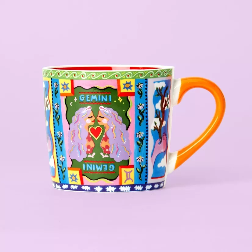 MUG GÉMEAUX EN PORCELAINE – ELEANOR BOWMER