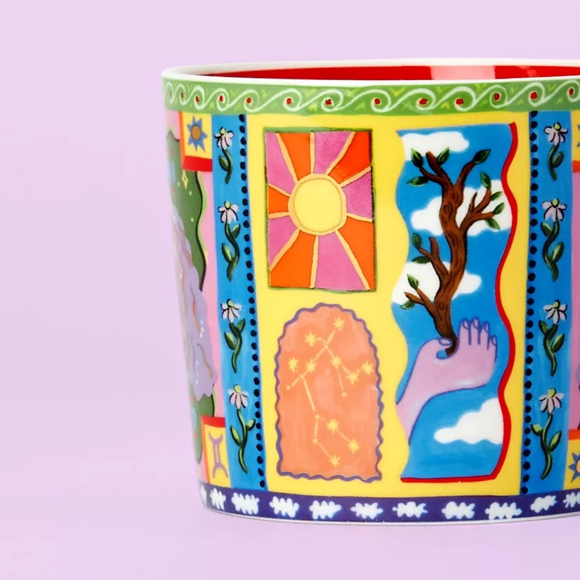 MUG GÉMEAUX EN PORCELAINE – ELEANOR BOWMER