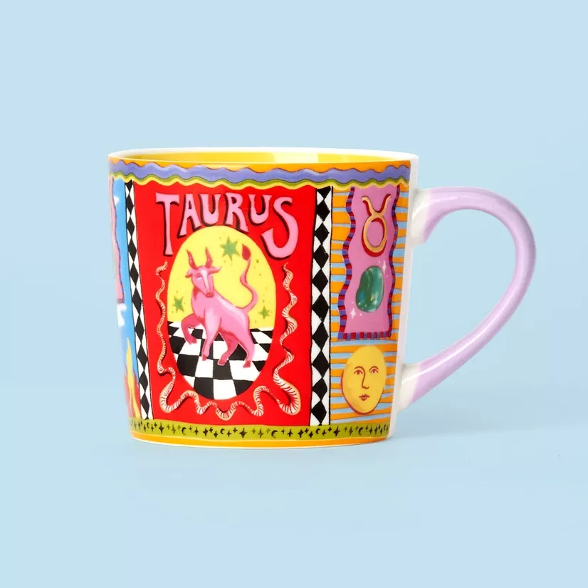 MUG TAUREAU EN PORCELAINE – ELEANOR BOWMER