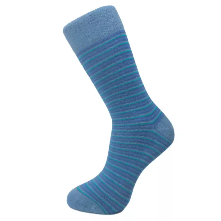 COFFRET RAYURES BLEUES- 4 PAIRES