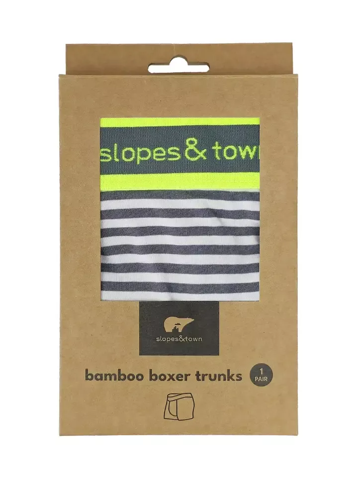 BOXER RAYURES BAMBOU