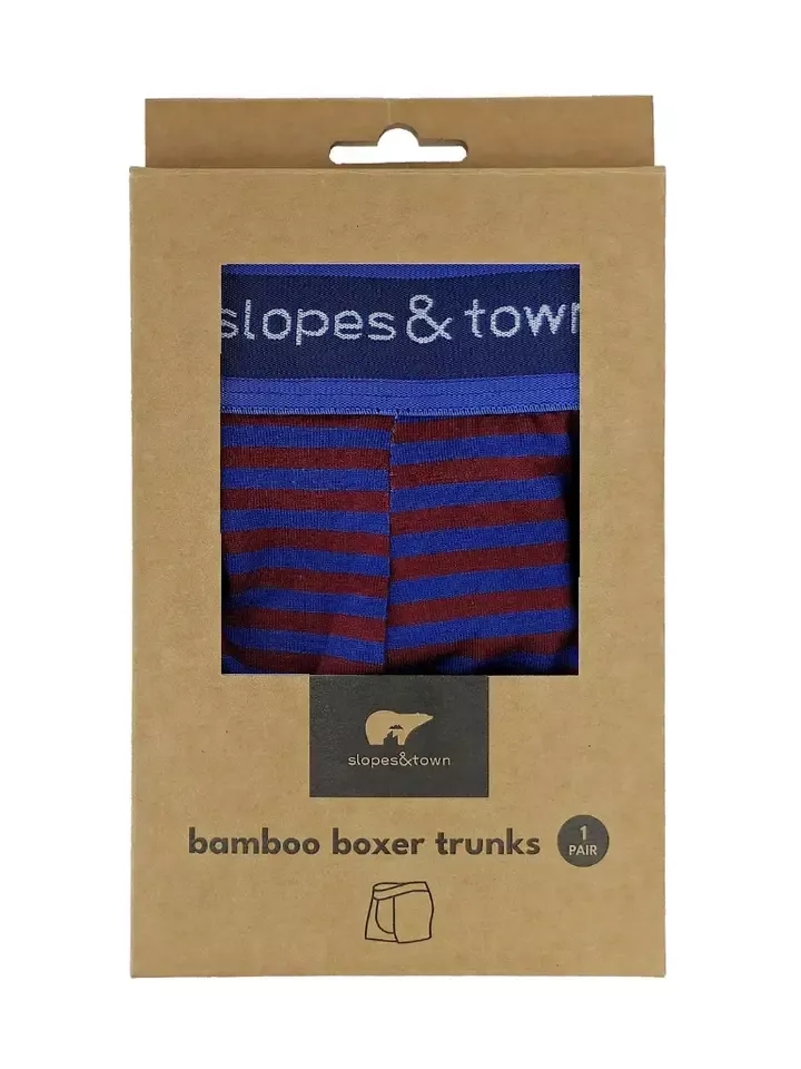 BOXER RAYURES BAMBOU