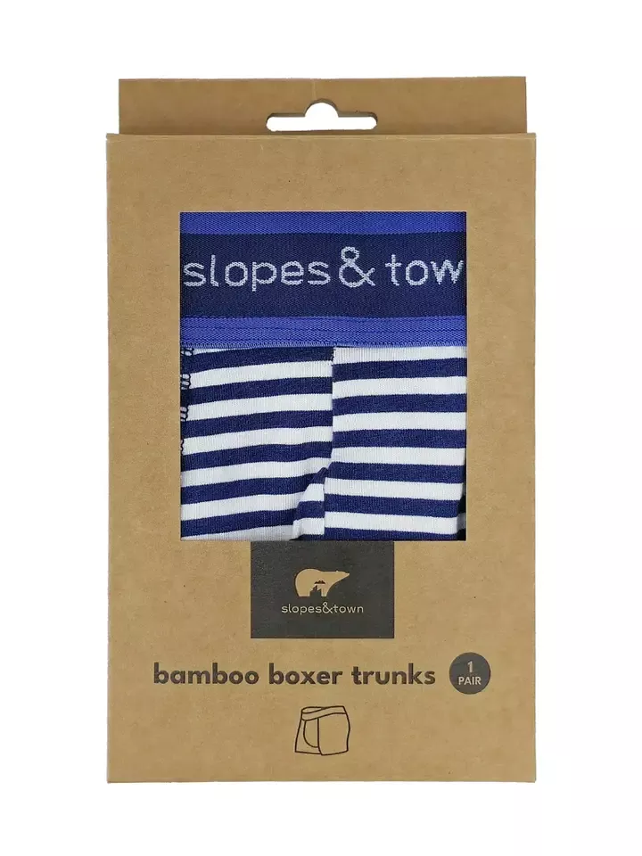 BOXER RAYURES BAMBOU