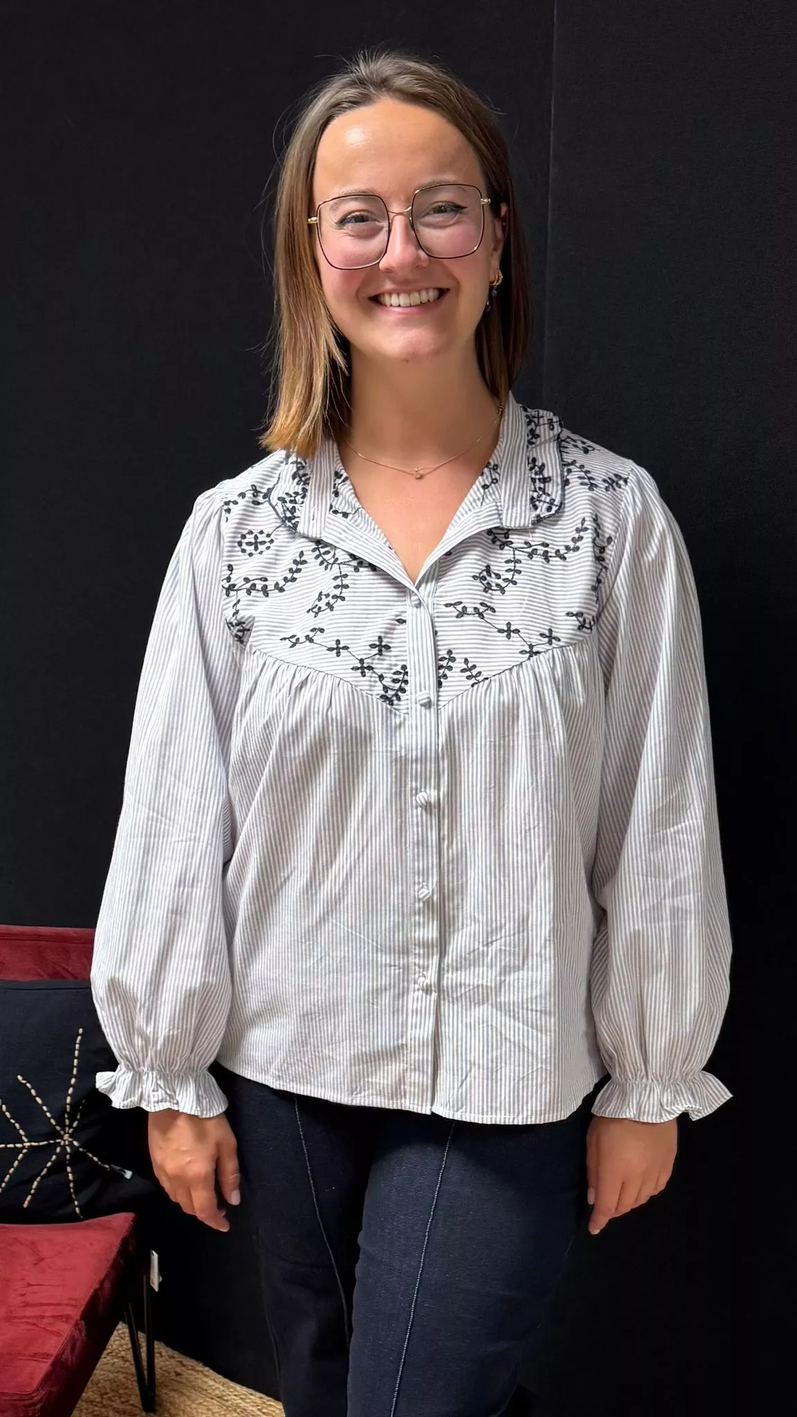 CHEMISIER GABIN - MAËLLE - GRANDE TAILLE 42-50