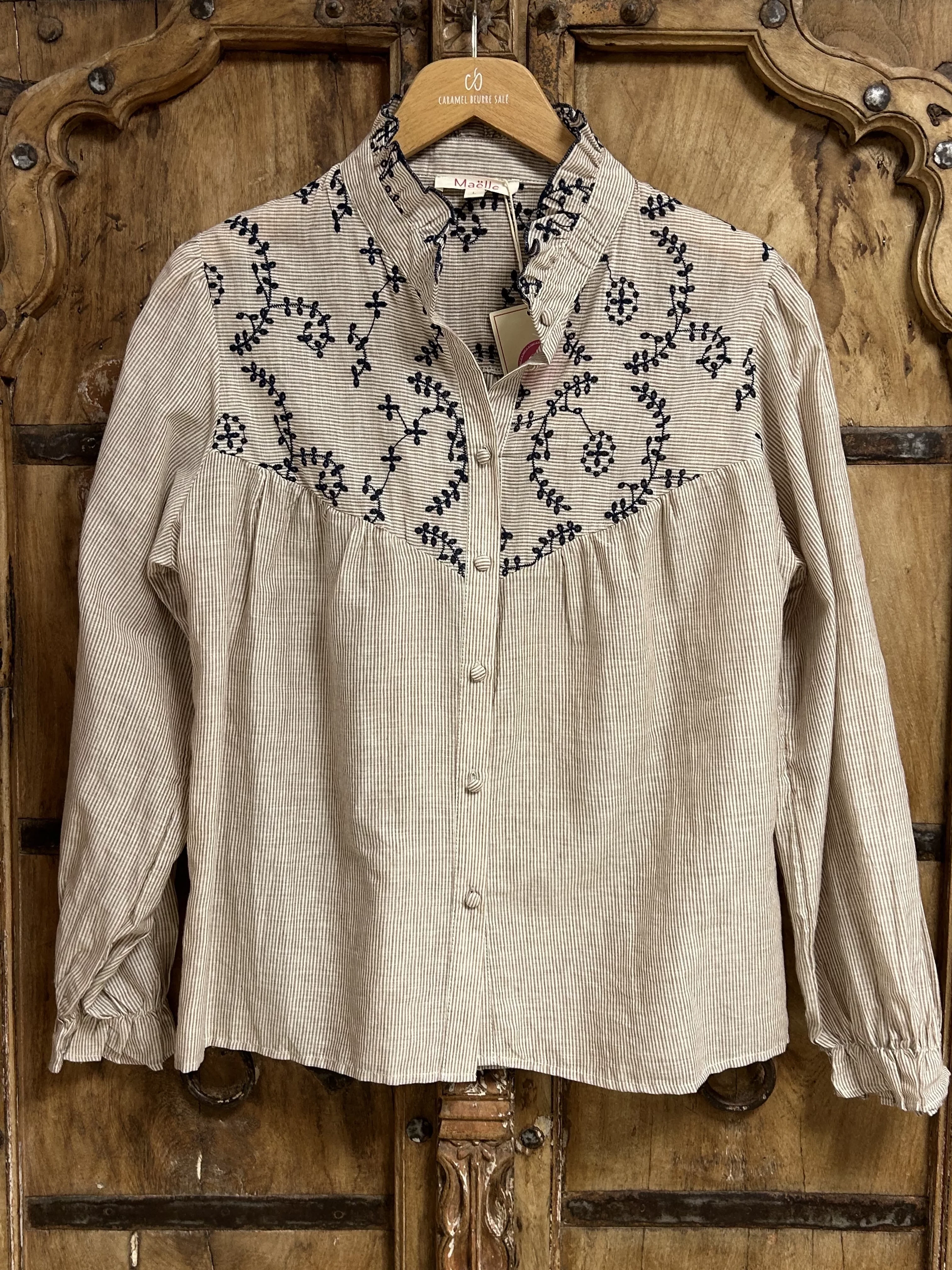 CHEMISIER GABIN - MAËLLE - GRANDE TAILLE 42-50