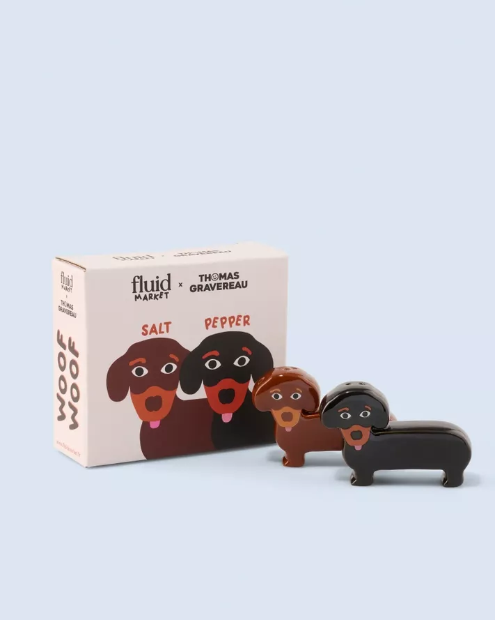 SALZ & PFEFFER KERAMIK DACKEL – FLUID MARKET × THOMAS GRAVEREAU