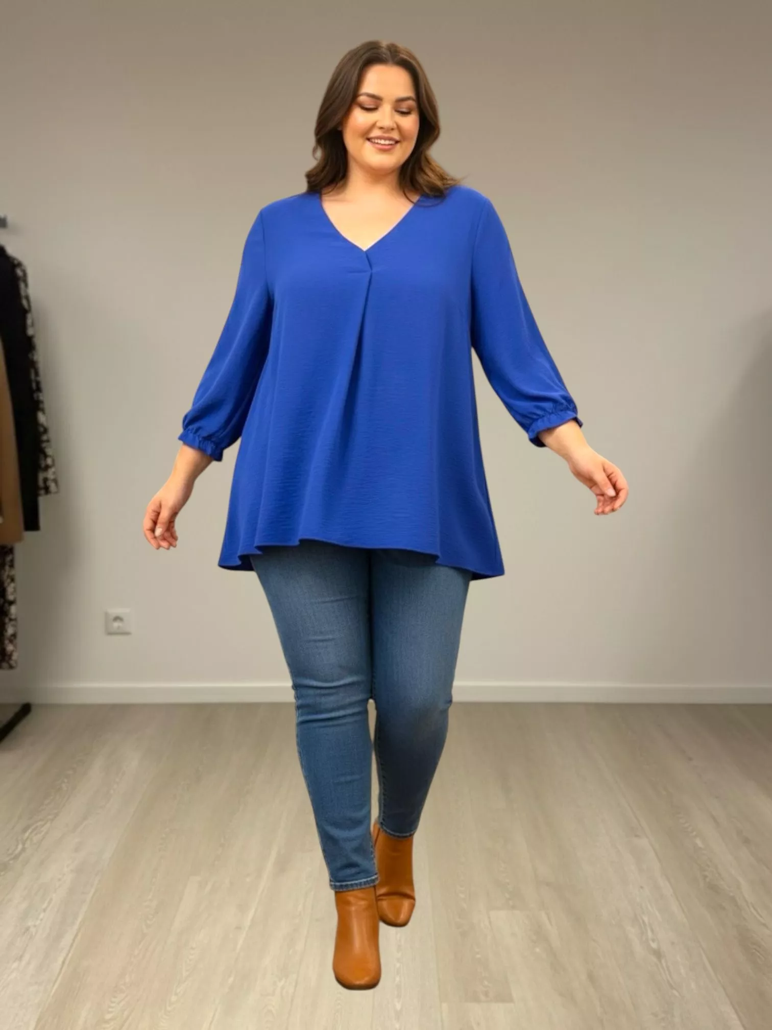 BLOUSE CAMILLE – ONLY CARMAKOMA – GRANDE TAILLE 42–54